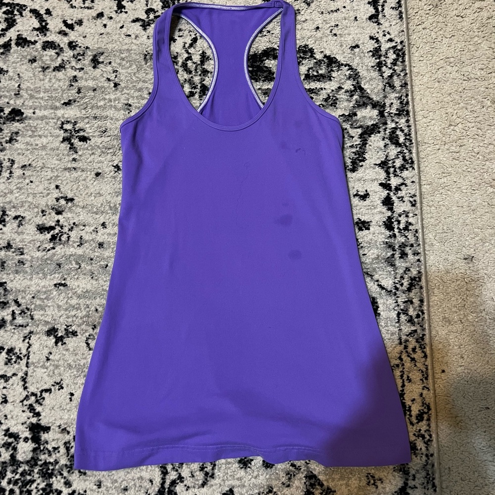 lululemon athletica cool racerback tank in purple